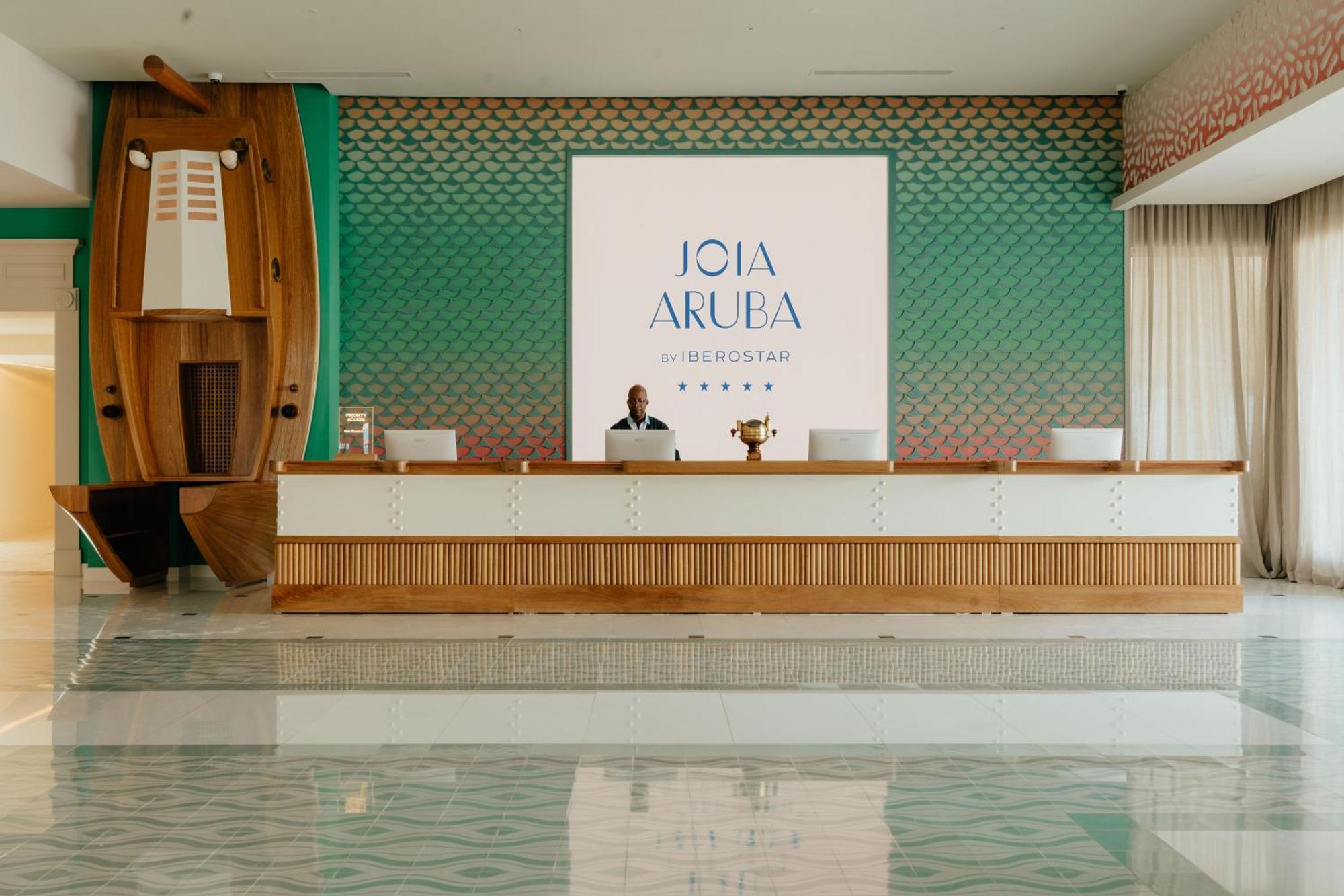 ホテル Joia Aruba By Iberostar パームビーチ エクステリア 写真